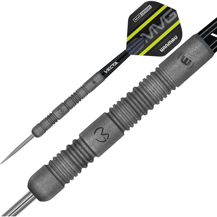 Дротики WINMAU Michael Van Gerwen MvG Exact 23 г, вольфрамові, з оперенням і стрижнями