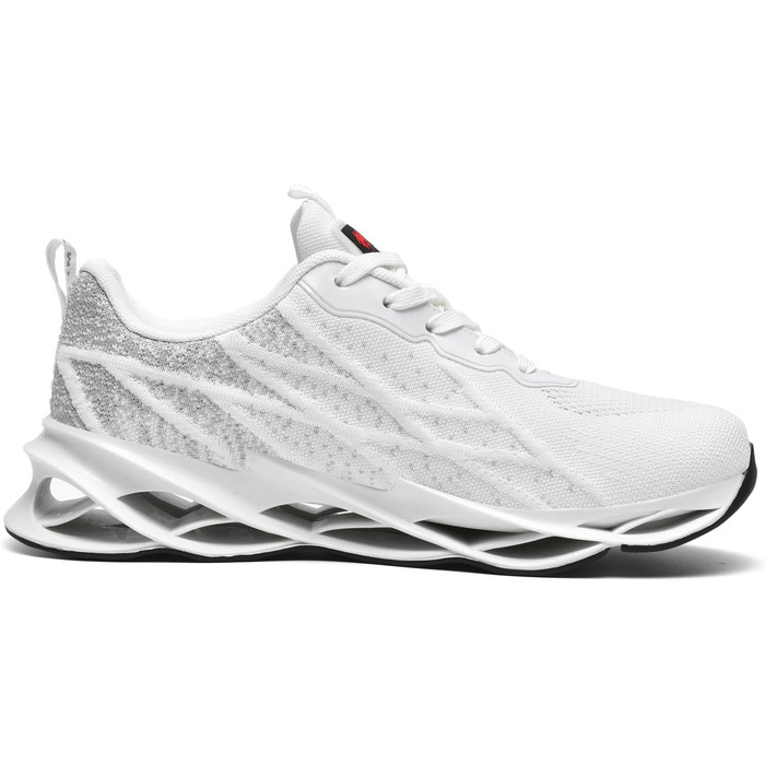 Кросівки Frysen для чоловіків та жінок: бігові, для вулиці та активного відпочинку. Дихаючі, спортивні кросівки 38-46 EU, розмір 43 EU, білі