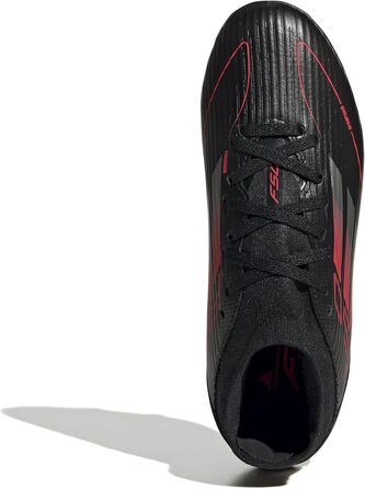 Дитячі футбольні бутси adidas F50 League Mid FG/MG - чорний, червоний, металік (28.5 EU)