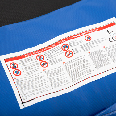 Захисний бордюр для батута HOMCOM, діаметр 305 см, широка стрічка, міцна, стійка до УФ-випромінювання, захист пружин, водонепроникна тканина, аксесуари для батута, захисна сітка, запасні частини для садових батутів, кольоровий