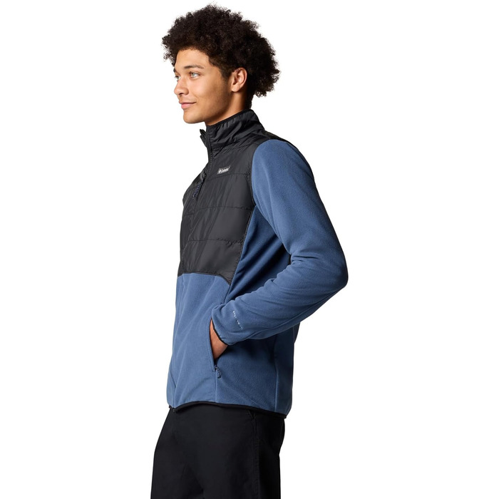 Чоловіча флісова куртка Columbia Basin Butte Full Zip, чорна, розмір XXL