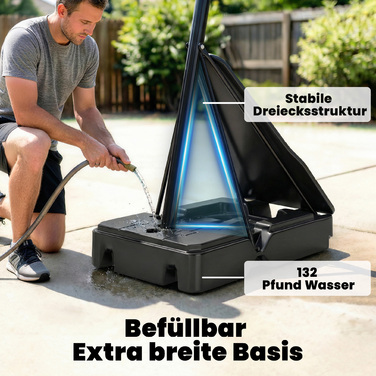 Мобільний баскетбольний кошик з регульованою висотою (2,45-3,05 м), з небитним щитом та механізмом регулювання висоти за допомогою ручки