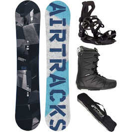 Комплект для сноубордингу Airtracks Jungle Wide Hybrid Rocker 150 см + кріплення Master FASTEC + черевики Star Black 40 + сумка