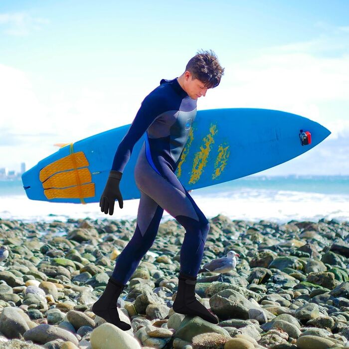 AUAUY Неопренові рукавички для плавання, 3 мм, теплі рукавички для дайвінгу, гнучкі рукавички для плавання з антиковзким покриттям, рукавички для дайвінгу для дорослих, рукавички для відкритої води, плавання, серфінгу, дайвінгу, XL, рукавички та шкарпетки