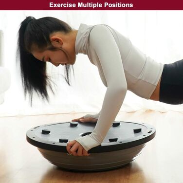 Фітбол для фітнесу та реабілітації 59 см з шипами, для зміцнення м'язів кора, масажу та зняття болю, Body Balance