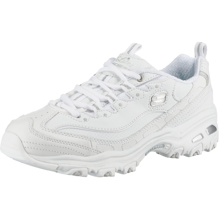 Кросівки жіночі Skechers D'Lites Fresh Start чорно-білі, шкіра/сітка, Memory Foam, 40 EU