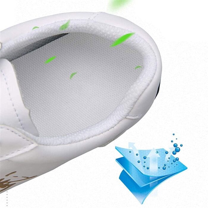 Жіноче взуття для бойових мистецтв VIBLiSS: легкі кеди для цигун, кунг-фу, тай-чи. Антиковзаючі, шкіряні, 40 EU, білі