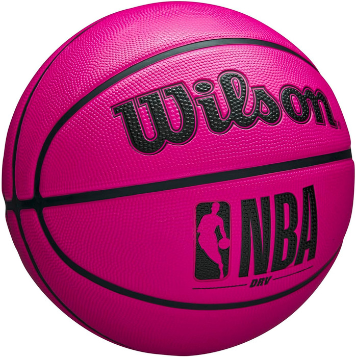 Баскетбольний м'яч Wilson NBA DRV для вулиці (Outdoor), рожевий, розмір 5 (27.5