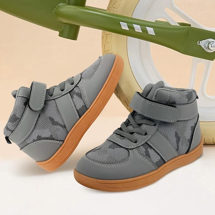 Дитячі трекінгові черевики Kinder: зручні та надійні для активного відпочинку (сірий, 32 EU)