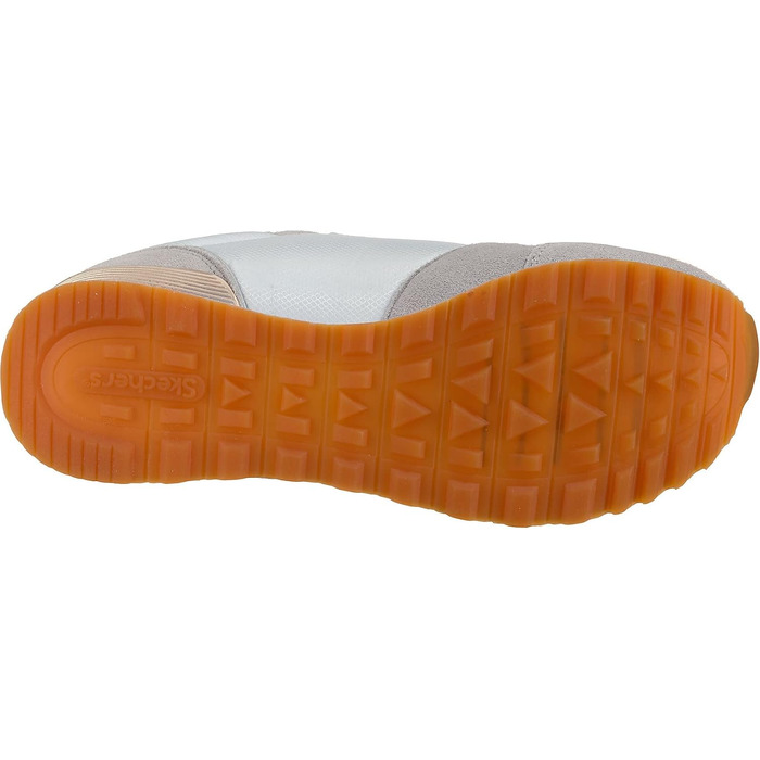 Кросівки Skechers OG 85-Goldn Gurl жіночі, світло-сірі (замша, нейлон, сітка) з рожево-золотистим декором, розмір 38 EU