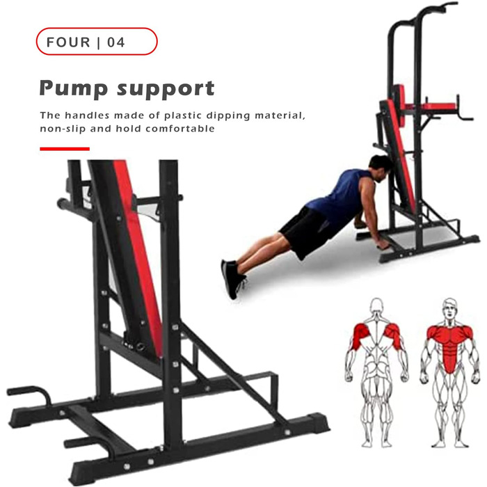 ISE Kraftturm Power Town - багатофункціональний турнік для дому SY-4006, до 120 кг