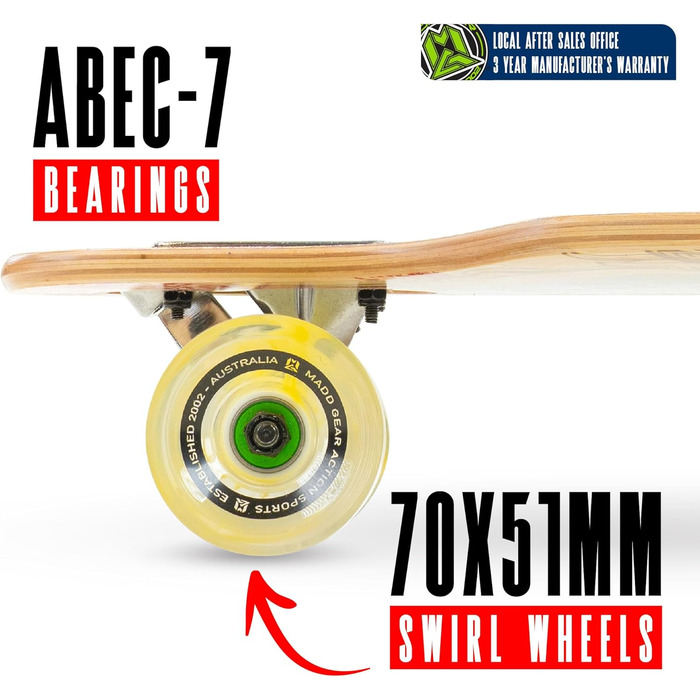 Скейтборд Madd Gear Pro Series Swift Complete 78.7x20.3 см для початківців