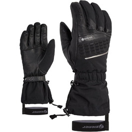 Чоловічі лижні рукавички Ziener Gastil, Gore-Tex, довга манжета, без ПФК, чорні