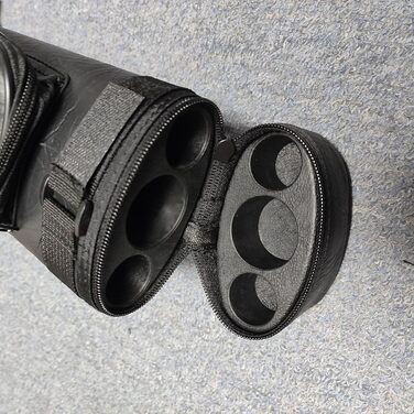 Чохол для кия Billard з 4 відділеннями: легкий, захисний, з PU-шкіри, овальний