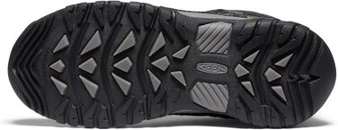 KEEN Targhee Mid WP - водонепроникні трекінгові черевики для жінок та чоловіків (36 EU, Black Campsite)