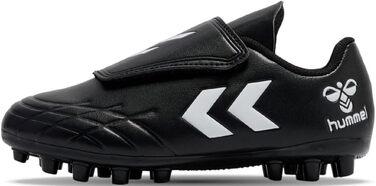 Дитячі футбольні бутси Hummel Hattrick MG JR з кріпленням на липучці, чорні, розмір EU 24