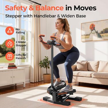 Сходи для тренувань Sportsroyals – степпер з тросами для тренування ніг, рук та сідниць, для дому та офісу