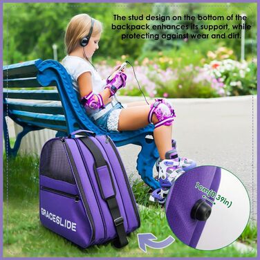 Сумка для роликів, ковзанів та скейтборду для дітей