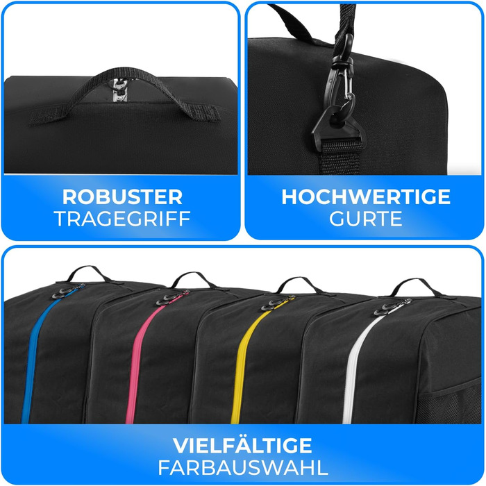 Чохол для лижних черевиків STYNGARD Cortina чорно-білий [38 л] - сумка для лижних черевиків з місцем для аксесуарів