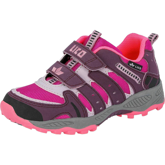 Дитячі трекінгові черевики Lico Fremont для хлопчиків та дівчаток, 31 EU, Бордо-рожевий