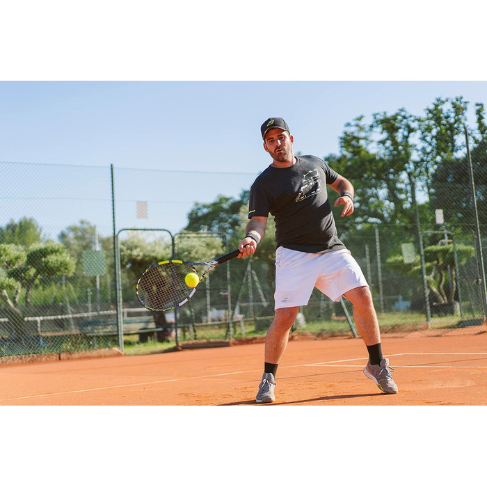 Тенісний ракетоподібник Babolat для дорослих, готовий до гри, сірий/жовтий