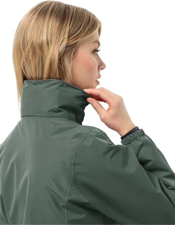 Жіноча вітрівка Jack Wolfskin Stormy Point 2l Jkt W, колір hedge green, розмір XS