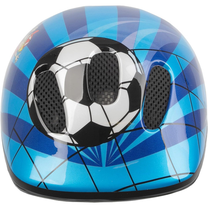 Дитячий велосипедний шолом M-Wave Space Soccer, футбольний дизайн