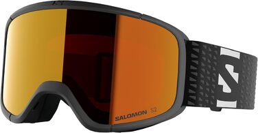 Маска для лиж та сноуборду Salomon Aksium 20 S Unisex, чорна (NS Black) — захисні окуляри для гірськолижного спорту