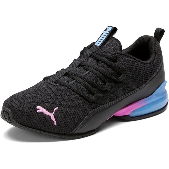 Жіночі кросівки Puma Riaze Prowl для бігу (37 EU, чорний, маув, світло-блакитний)