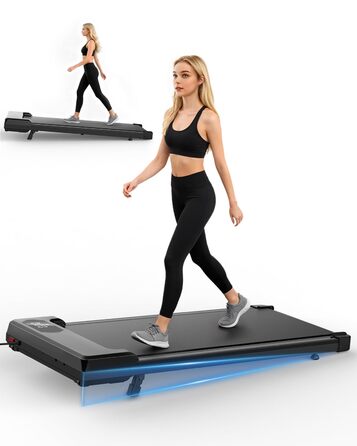 Бігова доріжка Walking Pad для дому: складана, тиха, до 120 кг, 1-8 км/год, кут нахилу 6°, для офісу та фітнесу