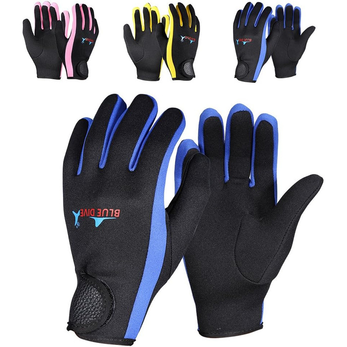 Рукавички для дайвінгу VGEBY з неопрену, для снорклінгу, каякінгу, серфінгу, водного спорту, чорні та жовті, розмір S