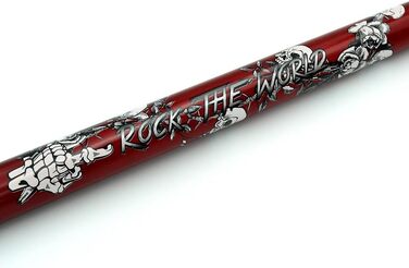 CUESOUL Біліардний кий 19/20/21oz з дерева клен, комплект Rock The World, червоний, 20oz