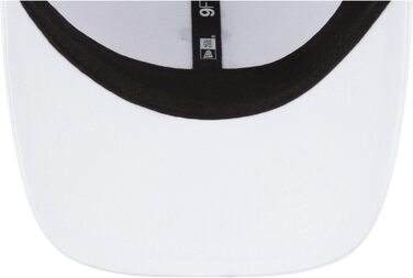 Кепка New Era 9Forty з регульованим розміром, бейсболка з вигнутим козирком, логотип команди, серії A, Прем'єр-ліга, універсальний розмір (білий)