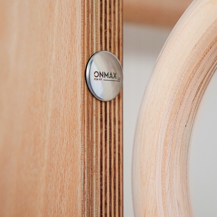 Гімнастична стінка ONMAX дерев'яна, 230 см, до 120 кг, 11 щабелів
