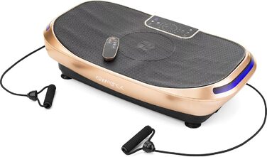 Вібраційна платформа Gymtek 4D з Bluetooth і підсвіткою, 4 режими тренувань, для дому, для нарощування м'язів і спалювання жиру