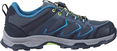 Дитячі черевики CMP Byne Low WP - водонепроникні, для активного відпочинку, 34 EU, сірий/зелений