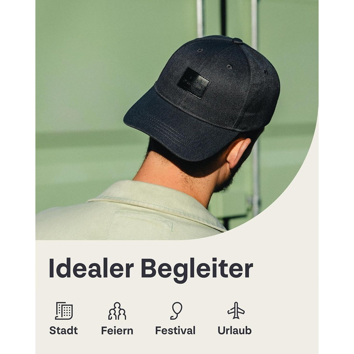 Кепка-снэпбек Johnny Urban Dean унісекс, регульована база-кепка, сіра/антрацит, один розмір