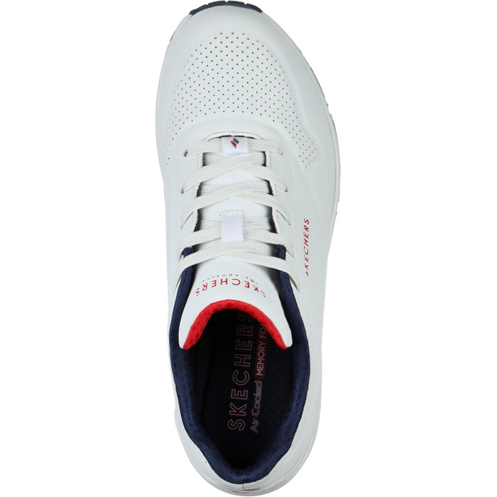 Кросівки жіночі Skechers Summits 12980W Wide White/Navy/Red (40 EU) - Зручне взуття для міста