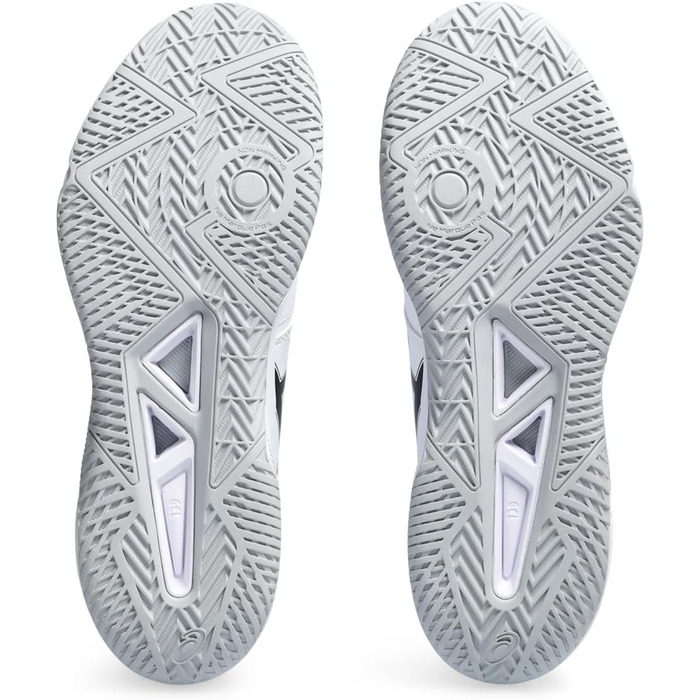 Кросівки ASICS Gel-Tactic 12 для чоловіків, біло-чорні, 39.5 EU