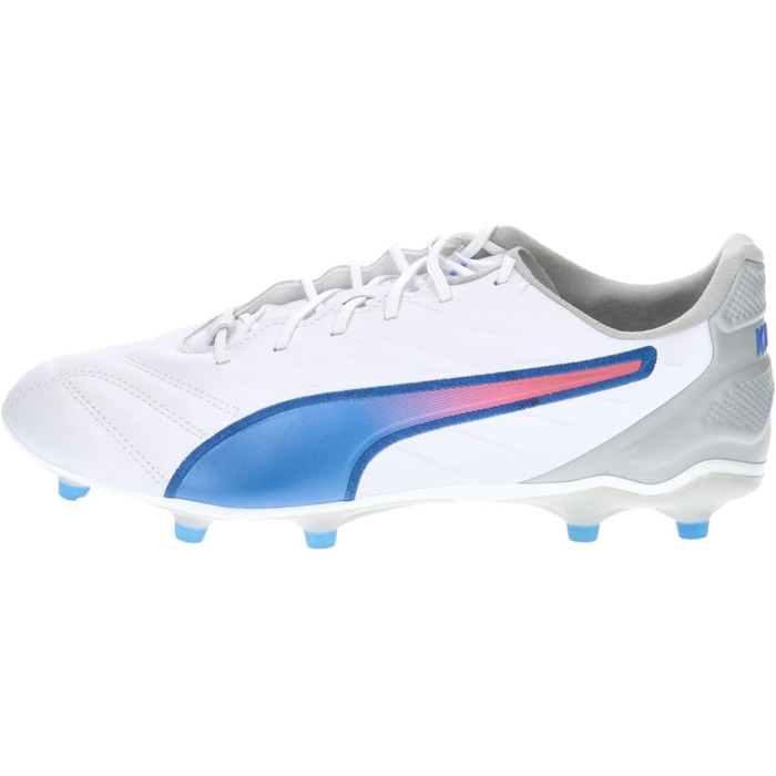 Кросівки для футболу PUMA King Pro Fg/Ag, 47 EU, білий/сріблястий