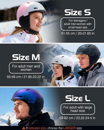 Шолом гірськолижний/сноубордичний Odoland, унісекс, чорний, регульований, для дорослих та підлітків