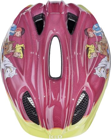 Дитячий велосипедний шолом KED Meggy II Originals XS 44-49 см, червоний bibi&tina