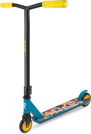 Трюковий самокат SOKE GO! для дорослих і дітей, 2 колеса, ABEC 9, до 100 кг, синій/рожевий, міський фристайл самокат