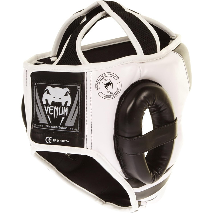 Захисний шолом Venum Challenger Black/Ice для боксу та MMA