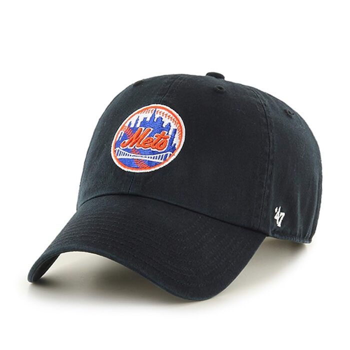 Кепка 47 Unisex MLB New York Mets (Чорна, універсальний розмір)