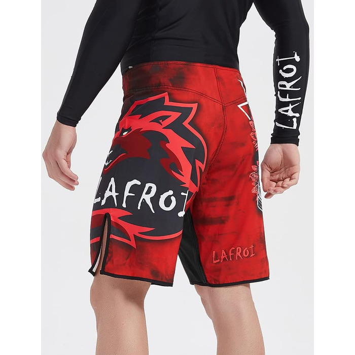 Боксерські шорти для MMA та крос-тренінгів LAFROI Warrior з кишенею та шнурком, чоловічі, розмір M
