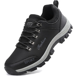 Черевики для хайкінгу чоловічі, туристичні, спортивні, водонепроникні, чорні, 45 EU