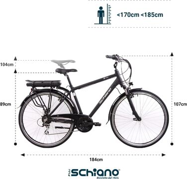 Електровелосипед F.lli Schiano E-Ride 28