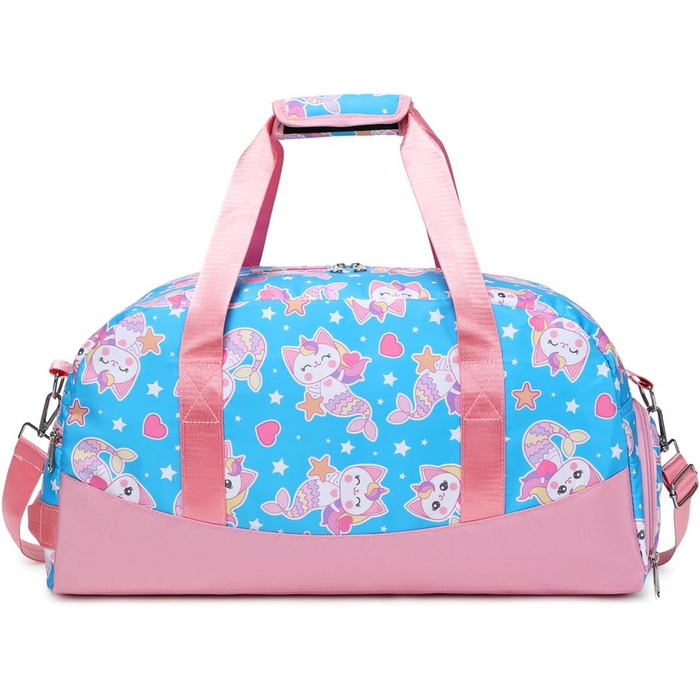 Спортивна сумка Kinder з відділенням для взуття, водонепроникна, для плавання (Русалка)