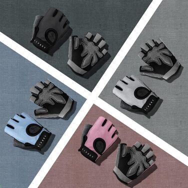 Тренувальні рукавички LIFECT для важкої атлетики, з підтримкою зап'ястя, для пауерліфтингу, кросфіту, чоловічі та жіночі (Чорний, S)